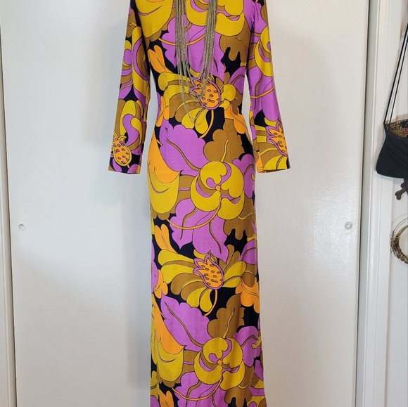 60s custom-made vintage dress - Picture 4 of 11